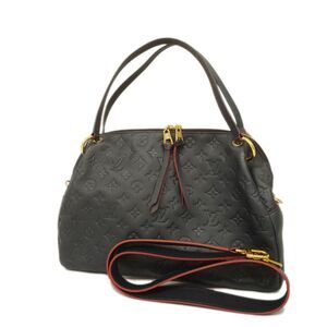 Louis Vuitton Monogram Implant Ponthieu PM Shoulder Bag Marine Rouge